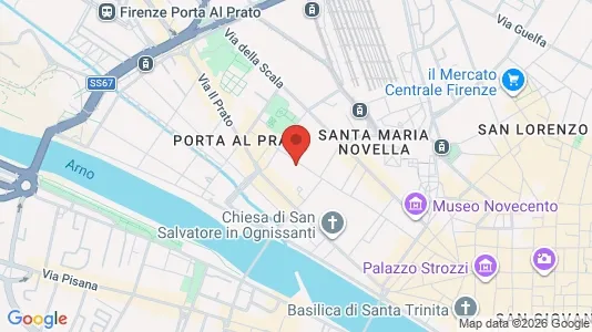 Apartments for rent i Florence - kort over placeringen