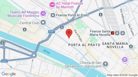 Apartments for rent i Florence - kort over placeringen