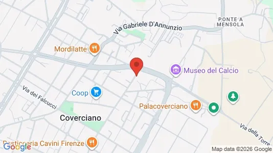 Apartments for rent i Florence - kort over placeringen