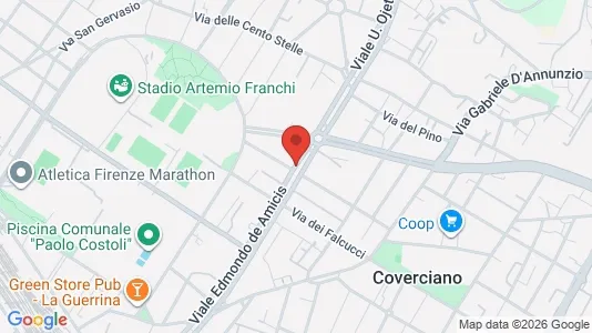 Apartments for rent i Florence - kort over placeringen