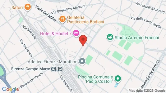 Apartments for rent i Florence - kort over placeringen