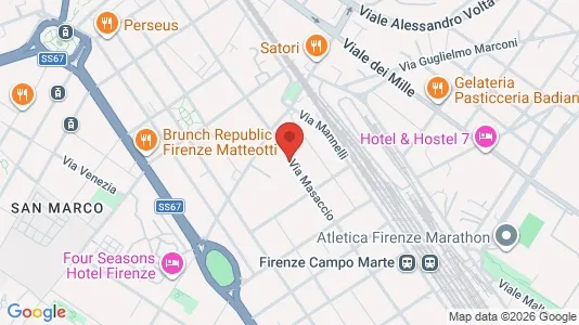 Apartments for rent i Florence - kort over placeringen