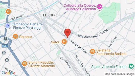 Rooms for rent i Florence - kort over placeringen