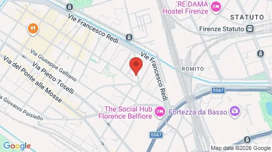 Rooms for rent i Florence - kort over placeringen