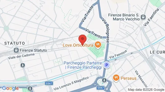 Apartments for rent i Florence - kort over placeringen