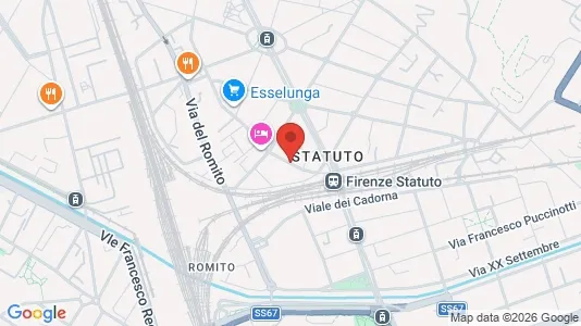 Apartments for rent i Florence - kort over placeringen