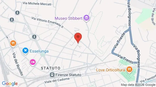 Apartments for rent i Florence - kort over placeringen