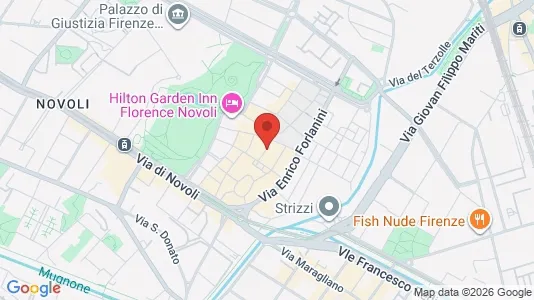 Apartments for rent i Florence - kort over placeringen