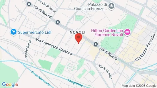 Apartments for rent i Florence - kort over placeringen