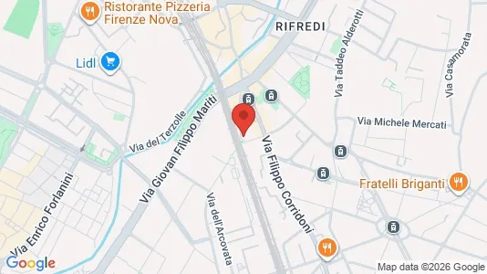 Apartments for rent i Florence - kort over placeringen