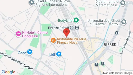 Apartments for rent i Florence - kort over placeringen