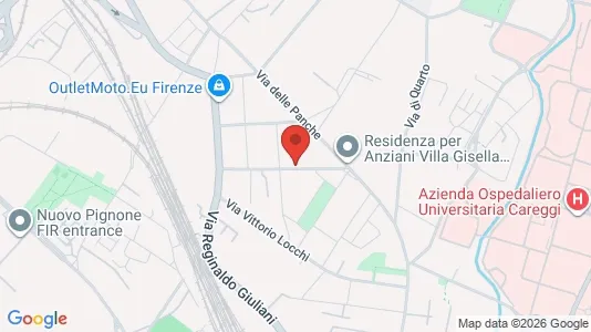 Apartments for rent i Florence - kort over placeringen