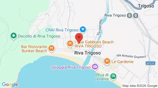 Apartments for rent i Casarza Ligure - kort over placeringen