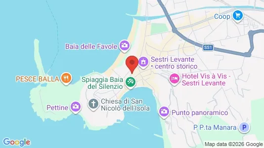 Apartments for rent i Casarza Ligure - kort over placeringen