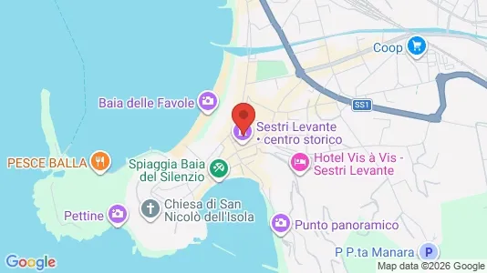 Apartments for rent i Casarza Ligure - kort over placeringen