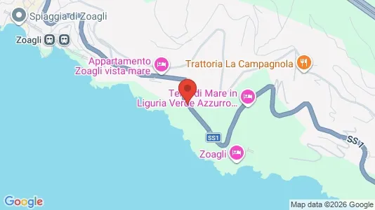 Apartments for rent i Rapallo - kort over placeringen