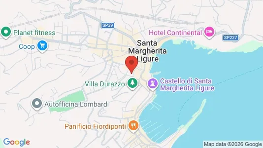 Apartments for rent i Santa Margherita Ligure - kort over placeringen