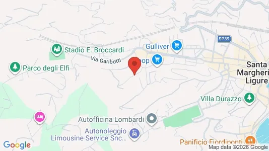 Apartments for rent i Santa Margherita Ligure - kort over placeringen