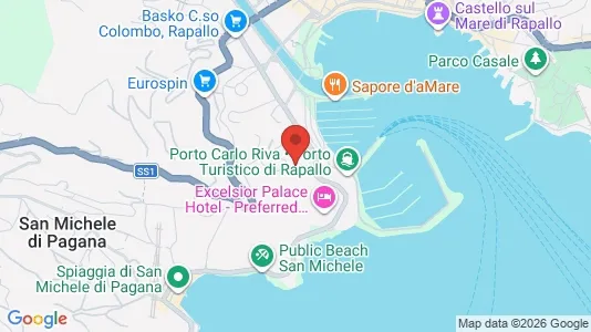 Apartments for rent i Rapallo - kort over placeringen