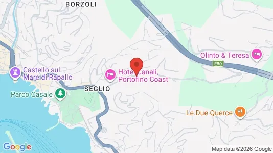 Apartments for rent i Rapallo - kort over placeringen