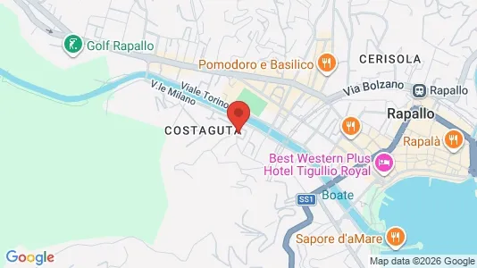 Apartments for rent i Rapallo - kort over placeringen