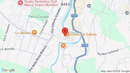 Apartments for rent i Mondovì - kort over placeringen