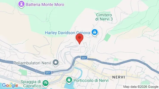 Apartments for rent i Genoa - kort over placeringen