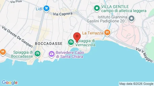 Apartments for rent i Genoa - kort over placeringen
