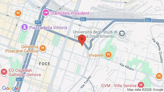Apartments for rent i Genoa - kort over placeringen