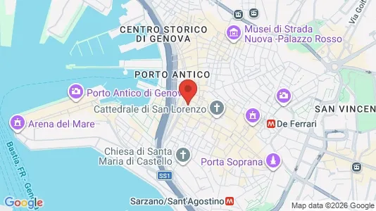 Apartments for rent i Genoa - kort over placeringen