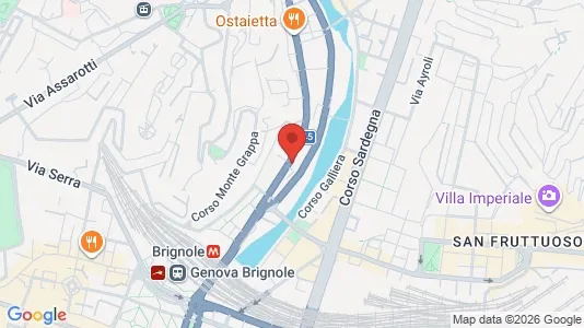 Apartments for rent i Genoa - kort over placeringen