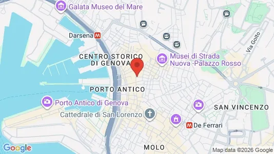 Rooms for rent i Genoa - kort over placeringen
