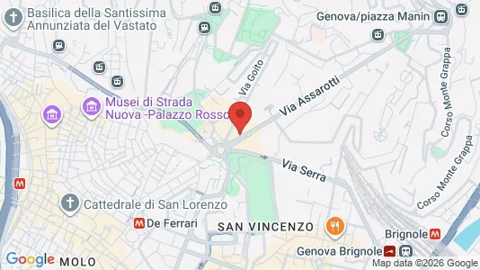 Rooms for rent i Genoa - kort over placeringen