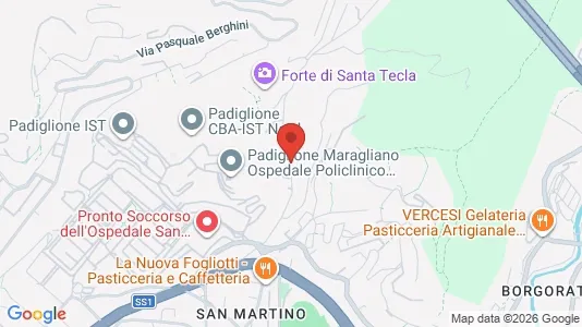 Apartments for rent i Genoa - kort over placeringen