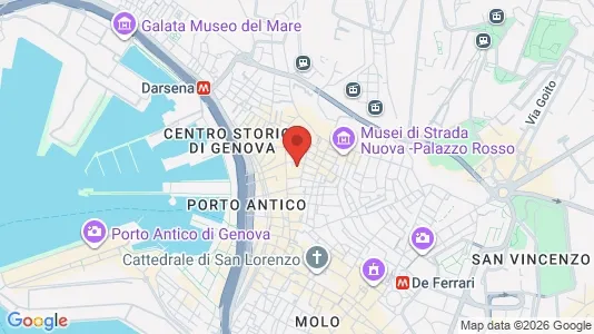Apartments for rent i Genoa - kort over placeringen