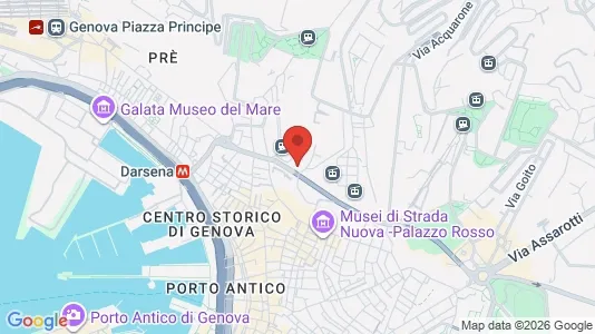Apartments for rent i Genoa - kort over placeringen