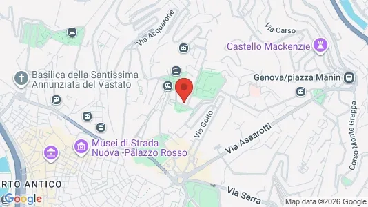 Rooms for rent i Genoa - kort over placeringen