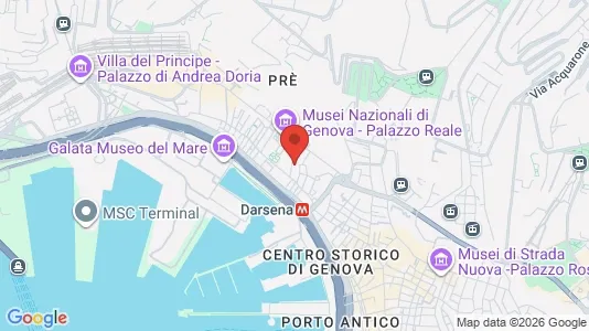 Apartments for rent i Genoa - kort over placeringen