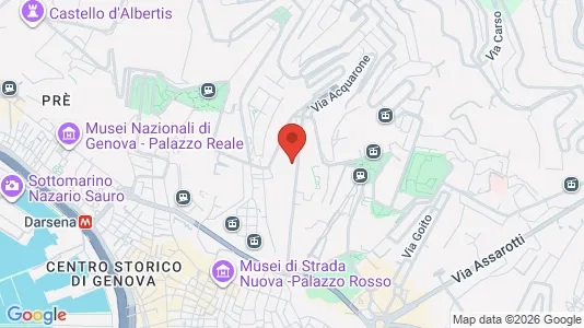 Rooms for rent i Genoa - kort over placeringen