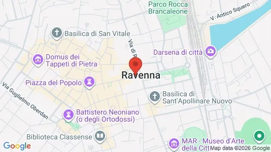 Apartments for rent i Ravenna - kort over placeringen