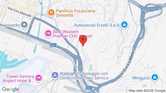 Apartments for rent i Genoa - kort over placeringen