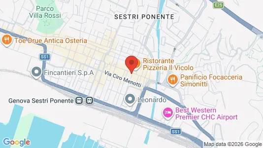 Apartments for rent i Genoa - kort over placeringen