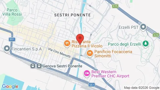Apartments for rent i Genoa - kort over placeringen