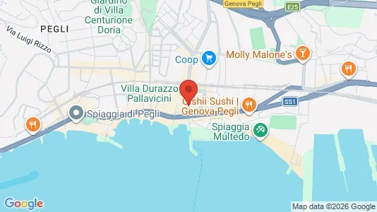 Apartments for rent i Genoa - kort over placeringen
