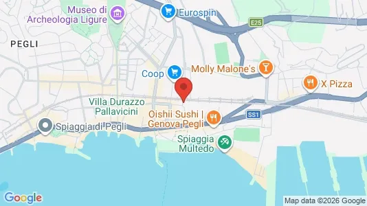 Apartments for rent i Genoa - kort over placeringen