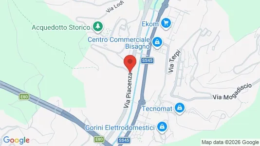 Apartments for rent i Genoa - kort over placeringen