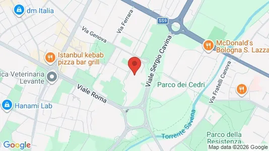 Rooms for rent i Bologna - kort over placeringen