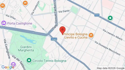 Rooms for rent i Bologna - kort over placeringen