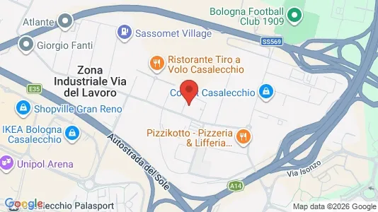 Apartments for rent i Casalecchio di Reno - kort over placeringen