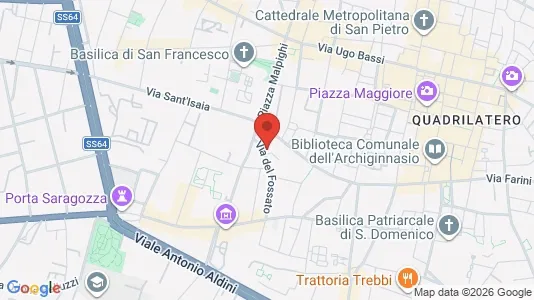 Apartments for rent i Bologna - kort over placeringen